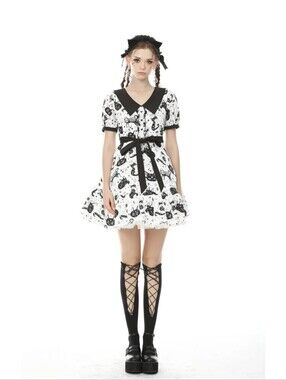 Dark In Love Cat Dress Size Small